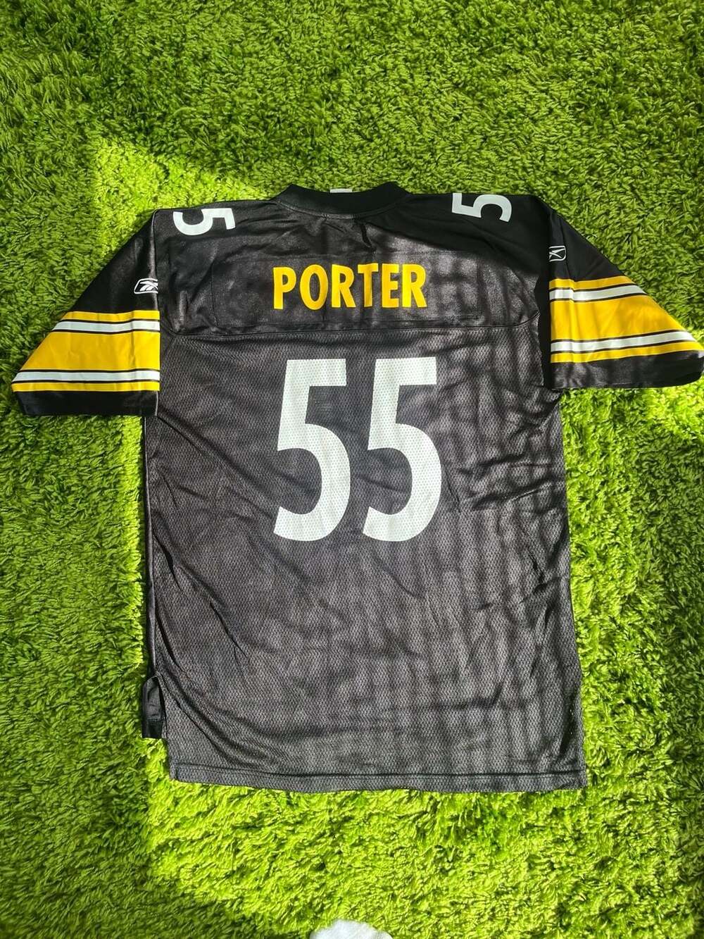 Reebok Pittsburgh Steelers Joey Porter #55 NFL On-Field Jersey